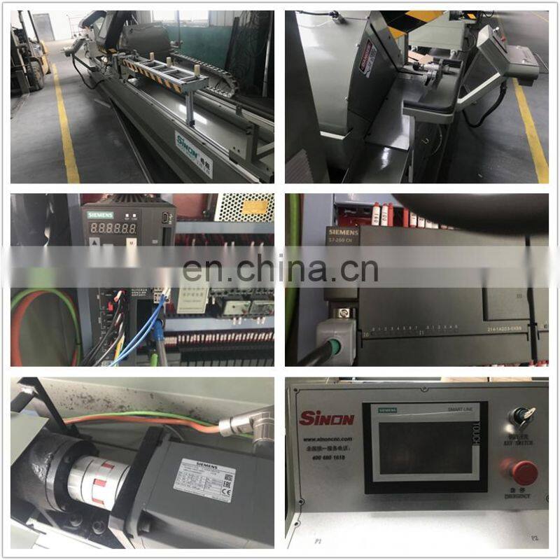 Corner connector automatic cutting machine aluminum window auto heavy-duty saw for windows