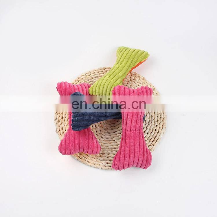 Popular products 2020 bulk pet dog squeaky toys bone