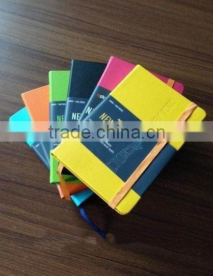 offset printing high quality custom nice emboss cover moleskin notebook