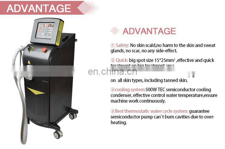 2020 new arrival 808nm laser diode hair removal machine salon equipment with two years warranty
