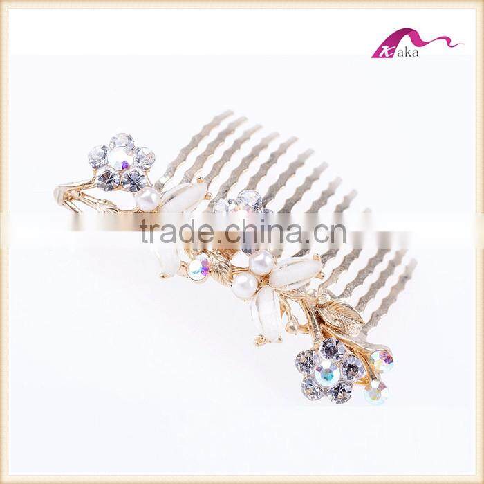 Wedding Bulk Crystal Rhinestone Hair Comb Holder Accessories