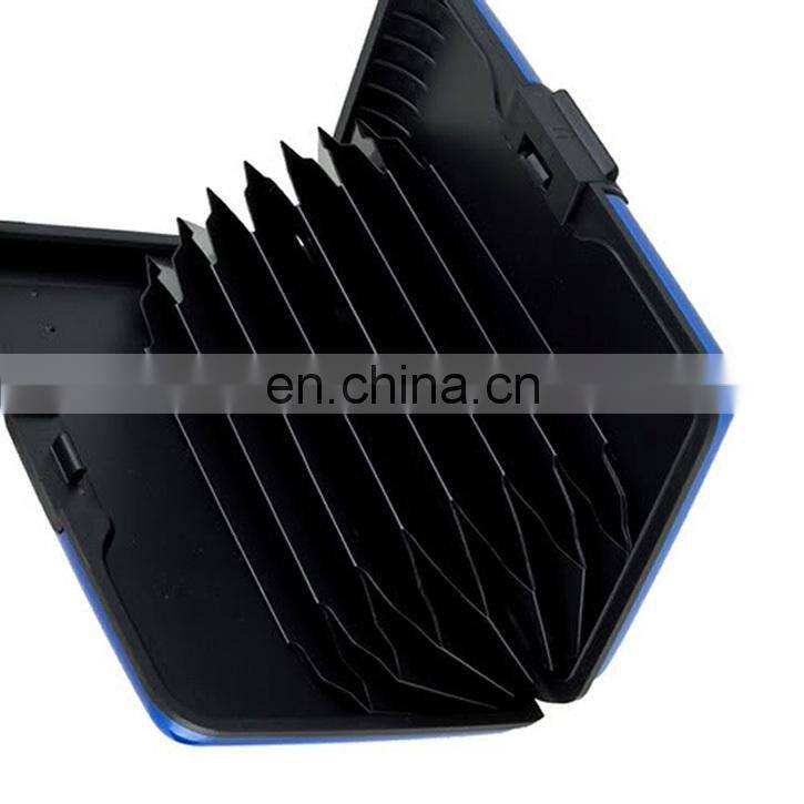 Waterproof Business ID Metal Credit Card Wallet Credit Card Holder Aluminum Metal Case Box Wholesale Business Card Holders