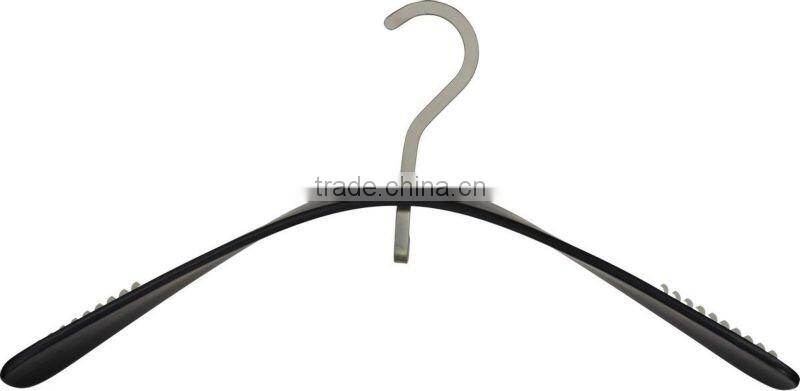black personalized custom hanger with special shape