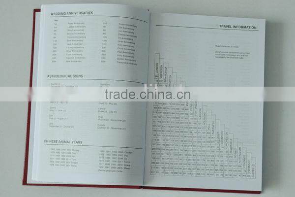 2014 daily hardcover notebook page a day Calendar Pad Pro