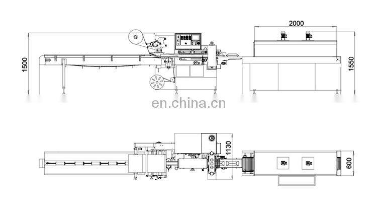 Automatic Wrap Shrink Packing Machine Thermal Shrink Packing Machine