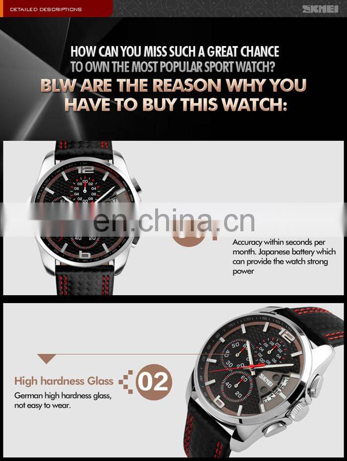 Most popular products water resistant men business classic quartz watch #9106