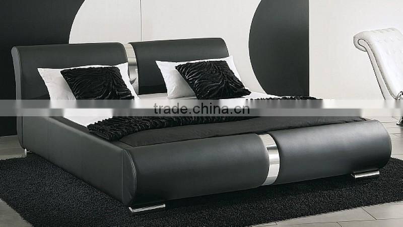 Hot sale solid oak wood bedroom bed latest double bed designs modern bedroom furniture