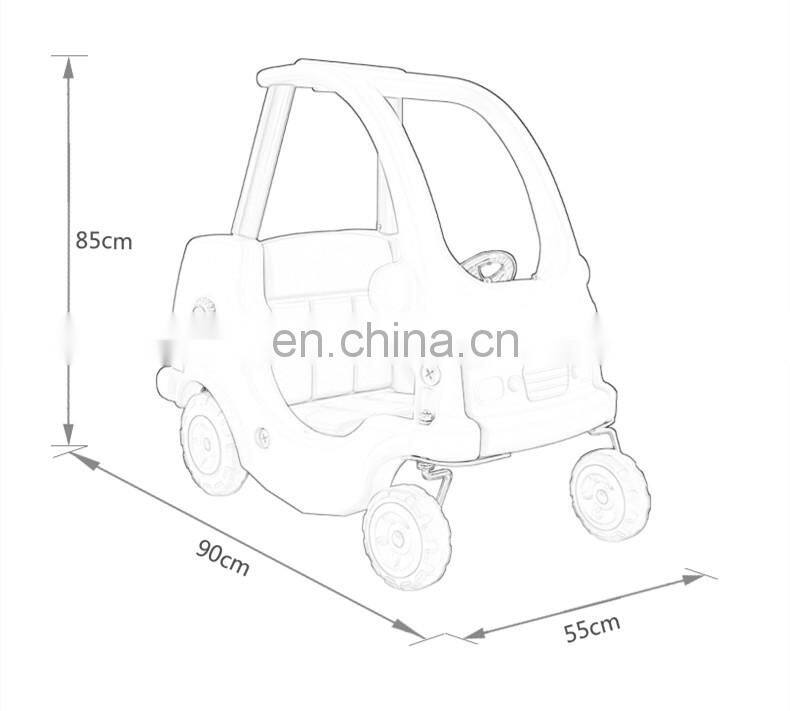 New Design Colorful Indoor Children Plastic Toy Ride on Princess Car Fire Truck Car