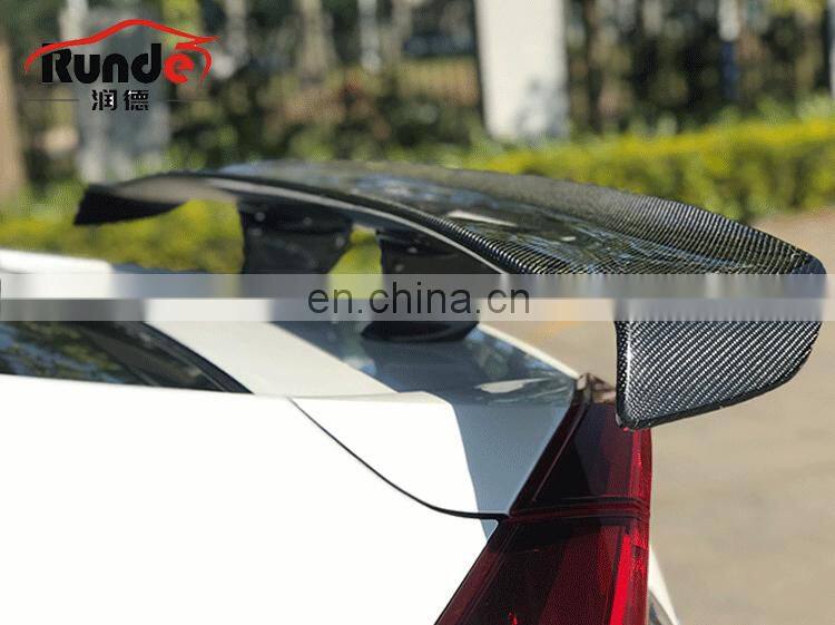 Runde Car Modification Body Parts Carbon Fiber Material Rear Spoiler For Honda Civic 10th Generation rear spoiler