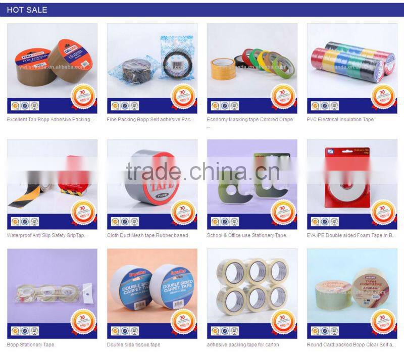 Economical yellow masking tape temperature resisted surface protected