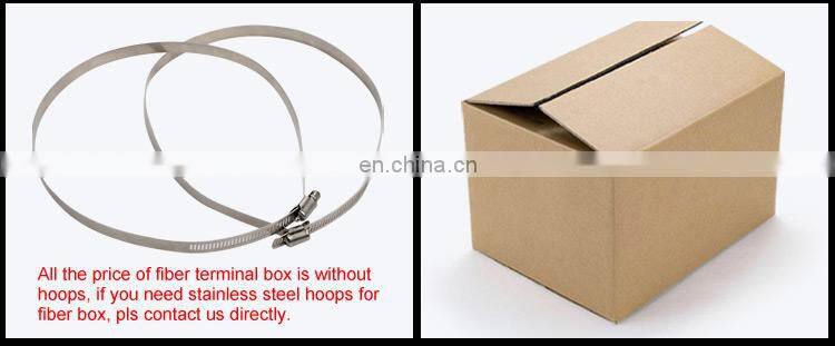 IP65 8 core CTO white nap ftth fiber distribution box PLC splitter box