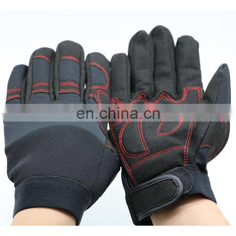 High Performance Abrasion Resistant Synthetic Leather General Utility Work Gloves