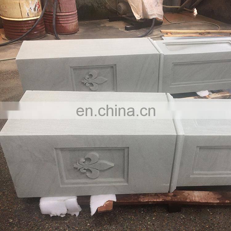 Sichuan Natural White Sandstone Pillars Balustrades For Decorative Sale columns Stone