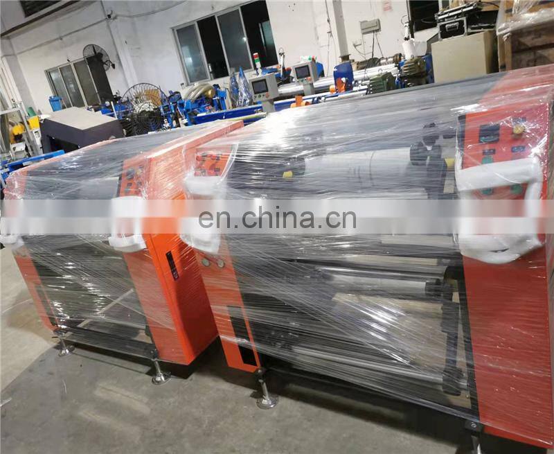 UTFQ500S semi automatic pallet plastic pe stretching wrapping film cutter Rrewinder machine price