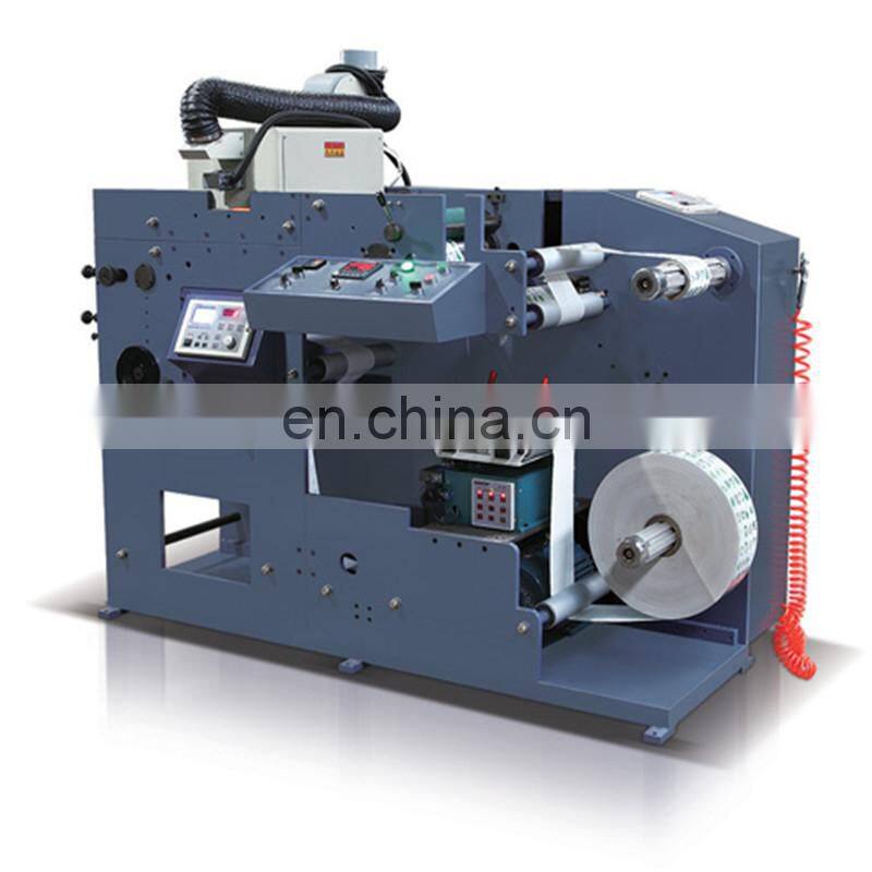 UTR320 UV Ink contact lens label Flexo Printing machine, sequential serial date number sticker Flexographic printer