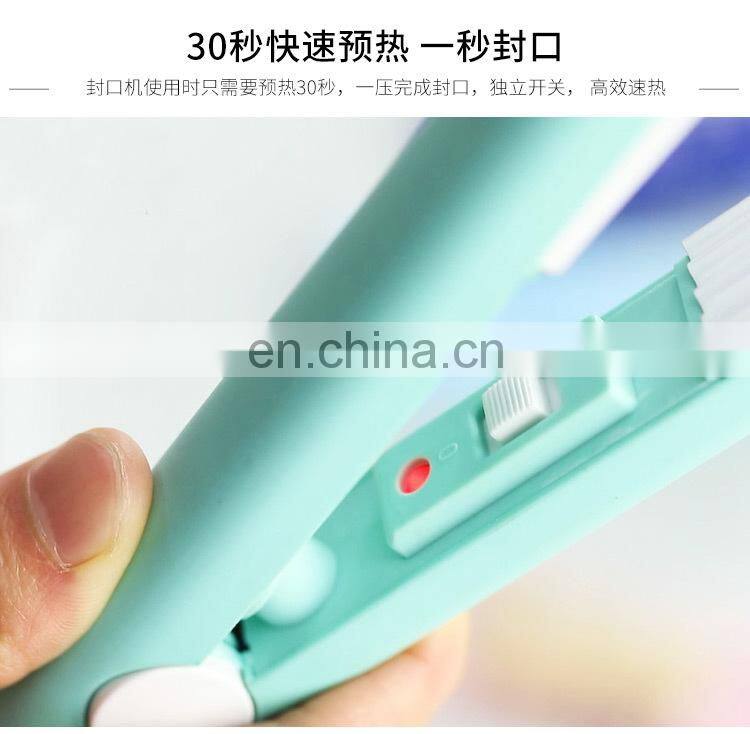 Mini Electric Food Vacuum Sealer Portable Bag Clips Handheld Heat Sealing Machine