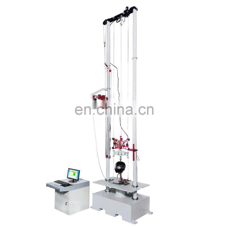 ECE R22.05 motorcycle helmet impact absorption testing machine for simulate accelerometer testing