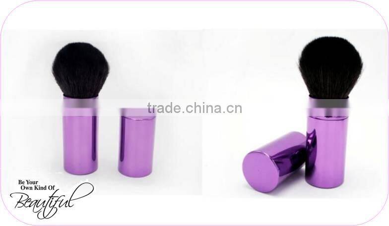 Foundation Powder purple Makeup Brush Retractable Blush Cosmetic tools