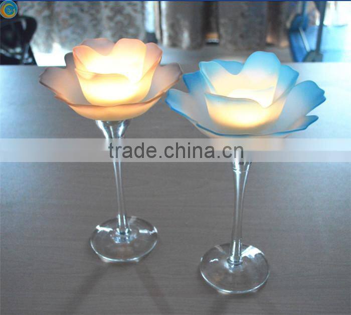 Diwali lotus flower tea light holders