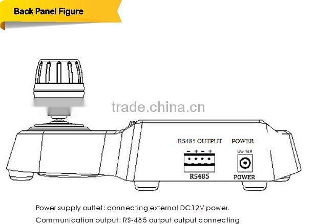Analog 3D Mini PTZ Keyboard Controller RS485 3D keyboard controller