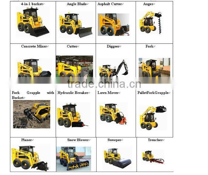 XD1050 1050KG SKID STEER LOADER CE china BOBCAT