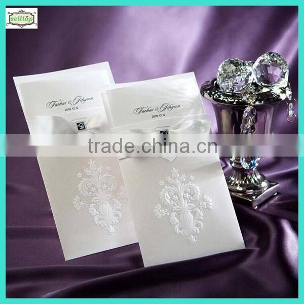 2014 hot sale paper wedding invitation cards models