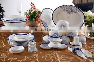 56 pcs dinner plates set for home