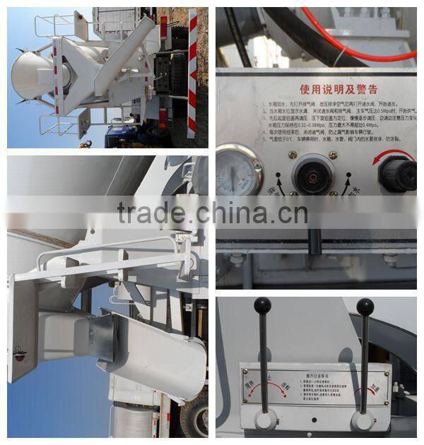 Euro 2 Emission Standard and New Condition concrete mixer truck