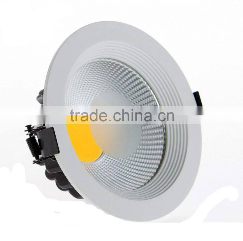 Die cast Aluminum 9w round cob led downlight led recessed down light dimmable led downlight CE/ROSH