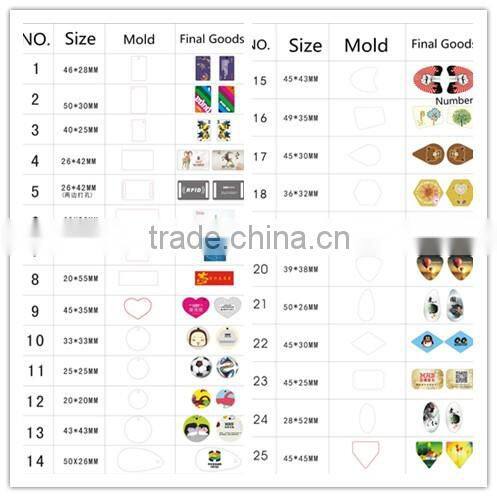 MDT72 Programmable rfid nfc epoxy tag / label / sticker