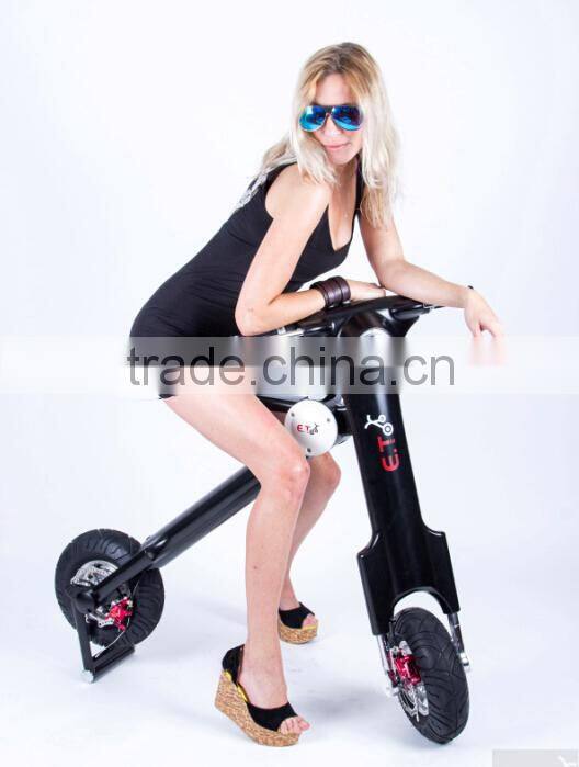 ET. China new product 20KG 50cc trike scooter, 2016 new pocket scooter 48V500W motor LED lights electric bicycle motor