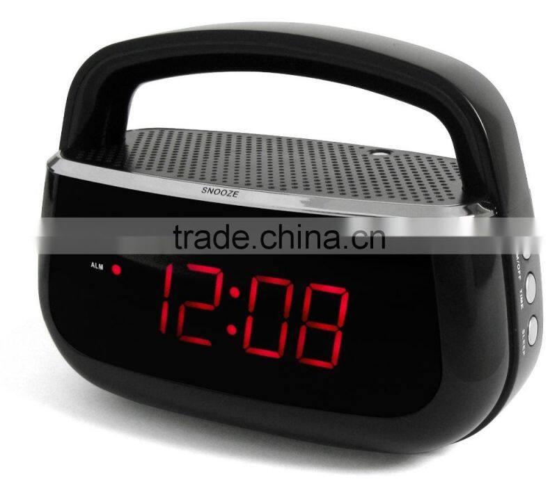 Best Price Big LED Aux in Jack Portable Clock Radio