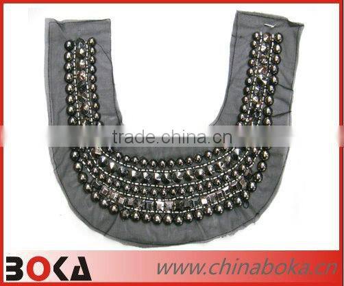 New arrival latest design gold women sequins collar design