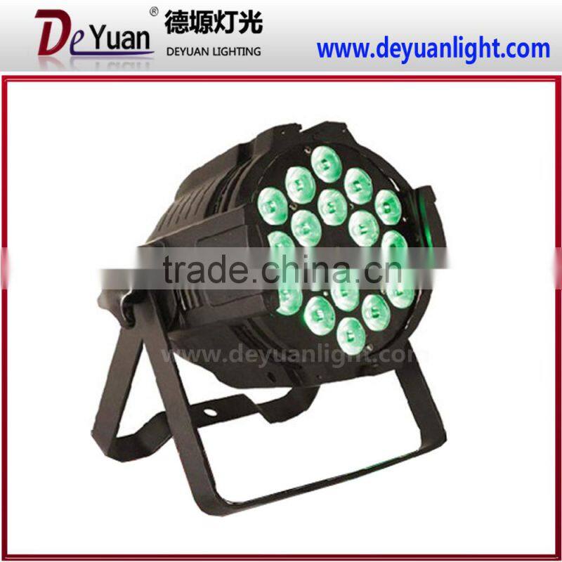 RGBWA 5in1 Led Can Par Light 18pcs 15w Led Par can