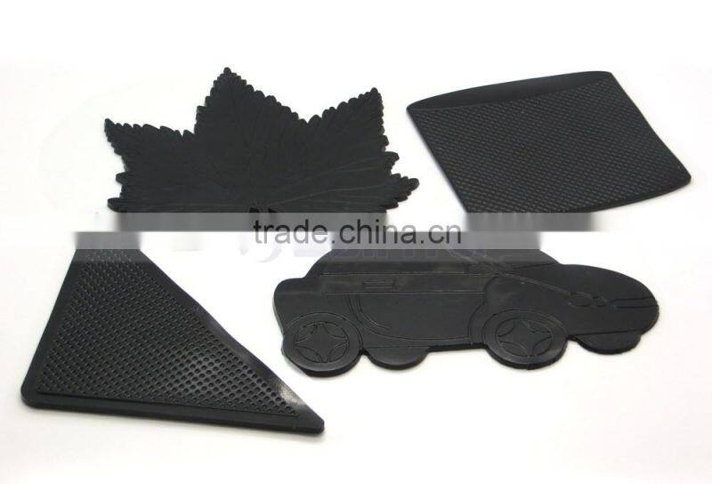 Washable Durable Use Round Non Slip Sticky Pad Anti Slip Mat Car Anti Slip Pad