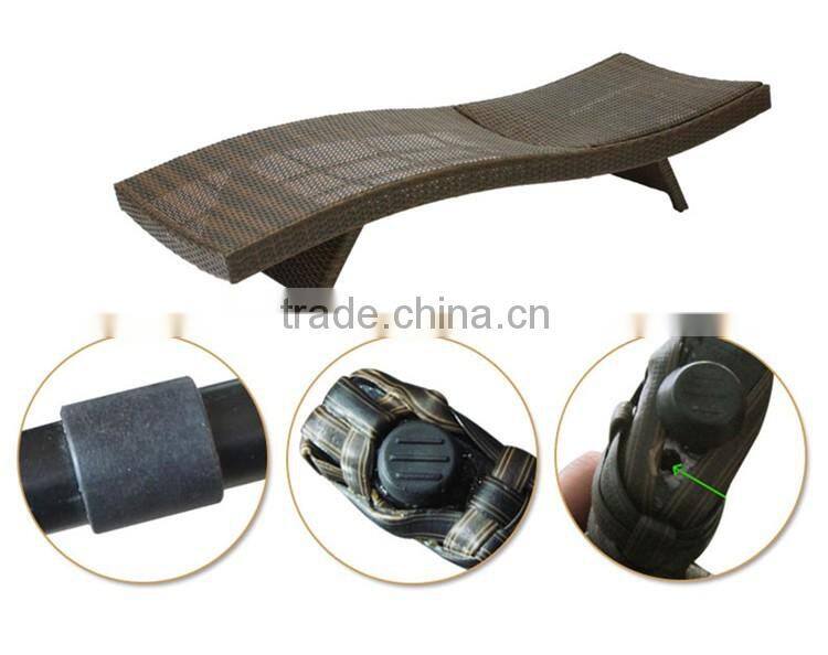 Beach Chaise Wicker Lounge Chair Outdoor Furniture Wholesale Deck Chairs Rattan Sun Deck Chair