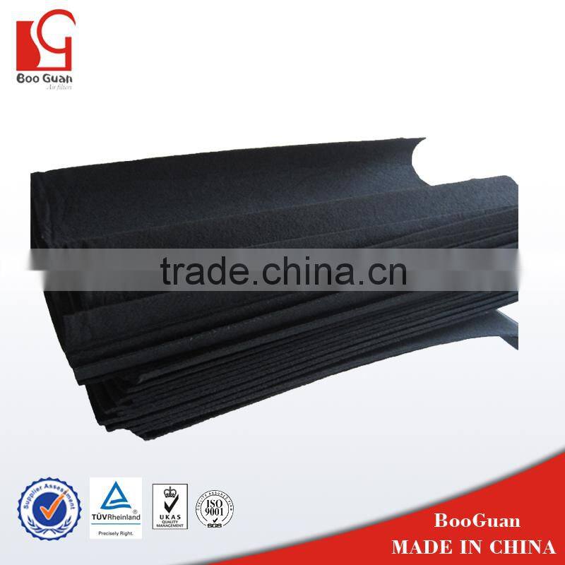 activated carbon polyester air filter rolls pads felt