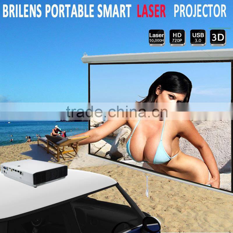 Hot Sale! Brilens Leila Zhong 3d holographic full hd mini laser projector