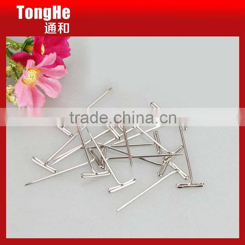 Nickel Plated Steel T Shape Pin for Model Building
