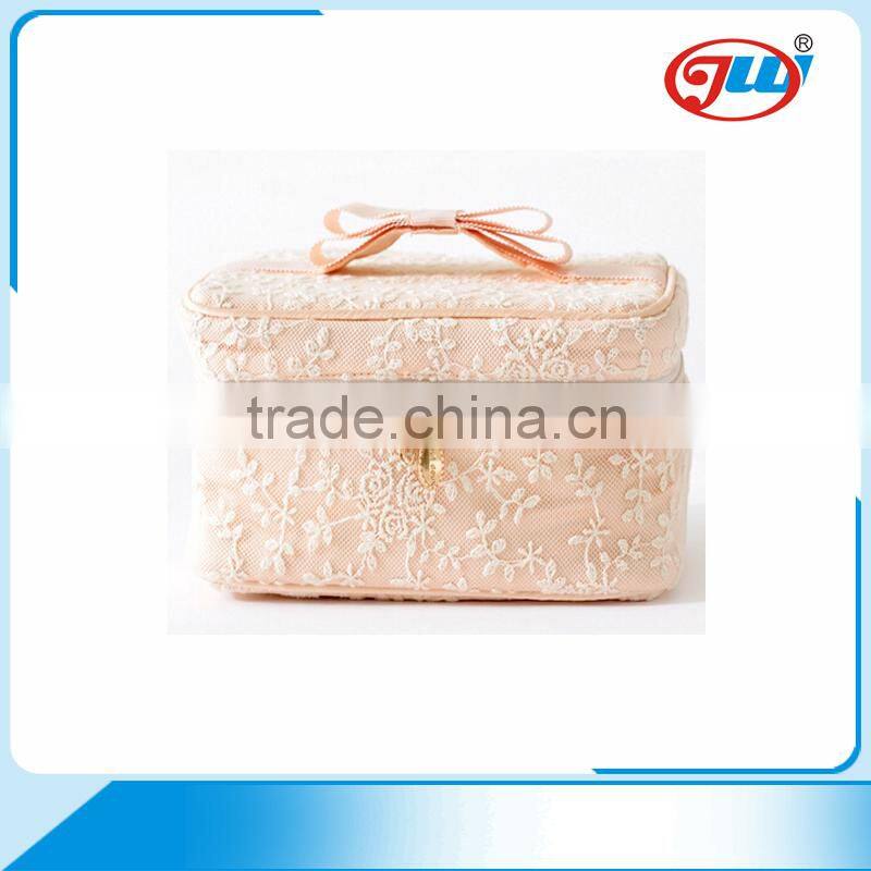China wholesale promotional new design canvas cosmetic bag