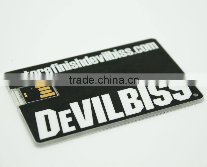 Best seller Super thin business card usb flash drive with own logo