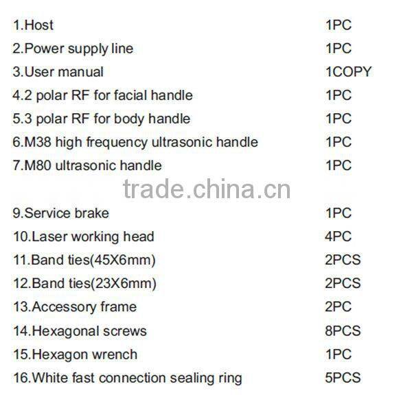 best cavitat laser slimming machine/multipolar tripolar bipolar rf/vacuum rf machine