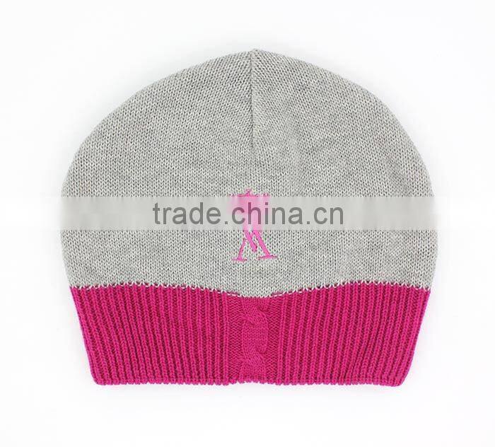embroidery customized kids knit beanie