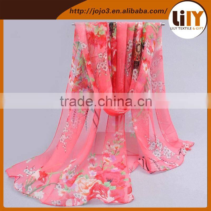 Scarf Other Scarves Shawls digital printing polyester scarf S6214