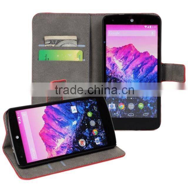 Wholesale price Flag leather cover case with card slots For HTC One mini M4
