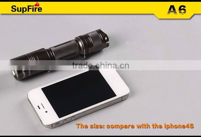 Supfire A6 Hot sale Rechargeable Flashlight Waterproof Led Torch