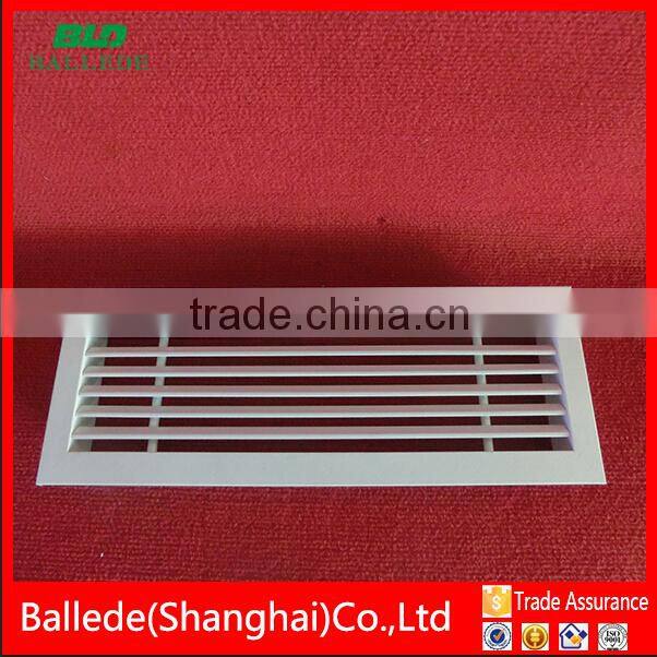 Interior slot diffuser air grille