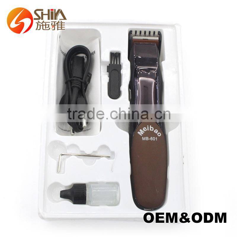wholesale professional shave best hair clipper vacuum to electricity baby hairdressing tool hair trimmer charger 601