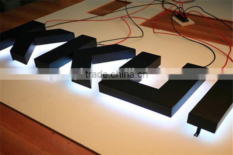 High technology galvanized sheet led letter lights sign