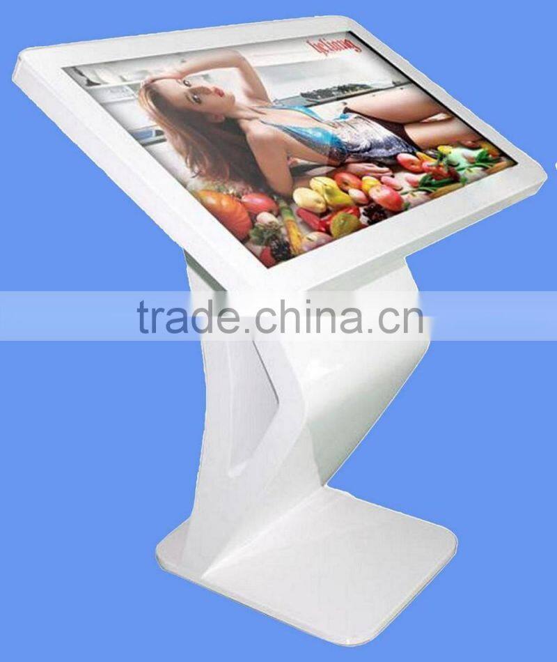 46" touch screen all in one pc core wifi linux digital photo frame lcd advertising display for shopping mall industrial kiosk